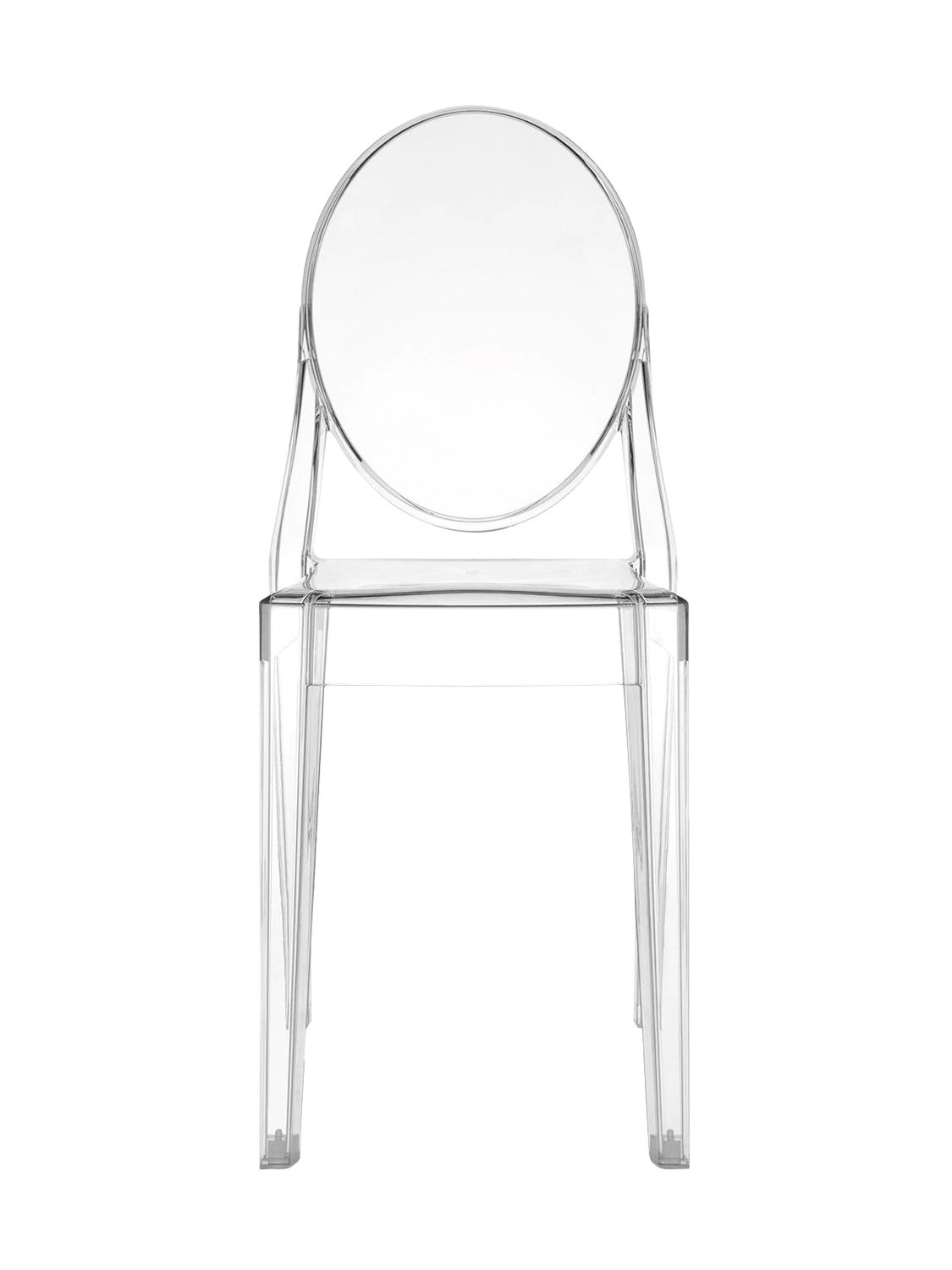 Kartell Set Of 2 Victoria Ghost Chairs In White