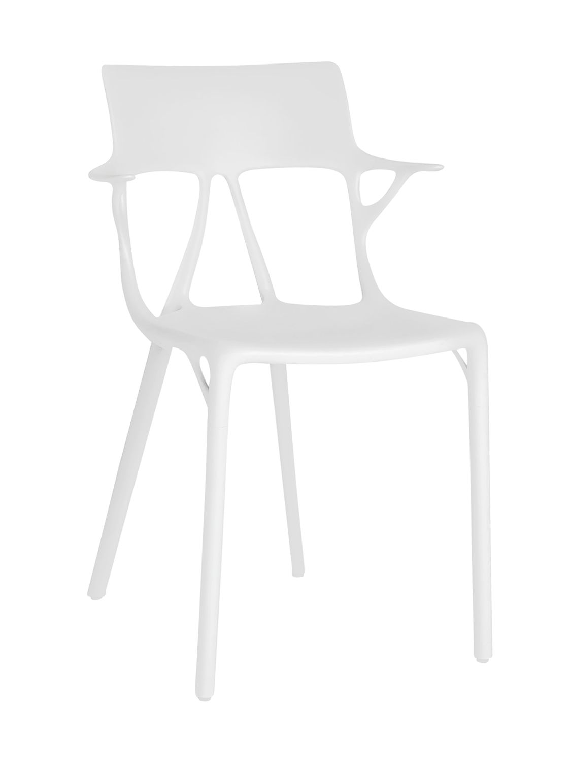 Shop Kartell Set Of 2 A.i. Chairs In White