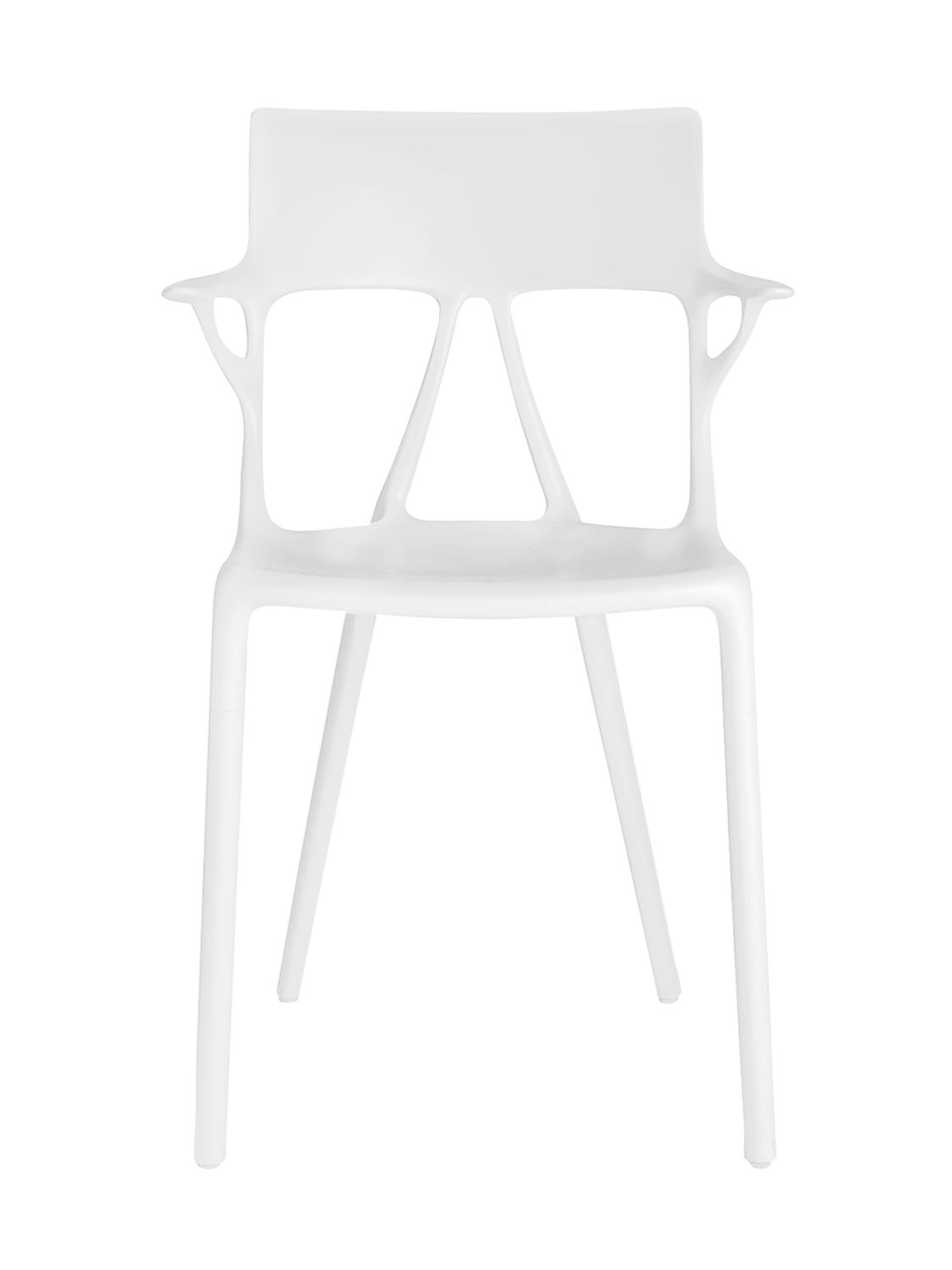 Kartell Set Of 2 A.i. Chairs In White