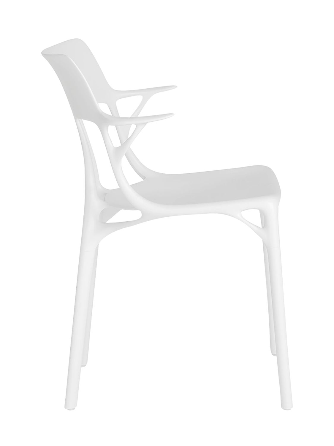 Shop Kartell Set Of 2 A.i. Chairs In White