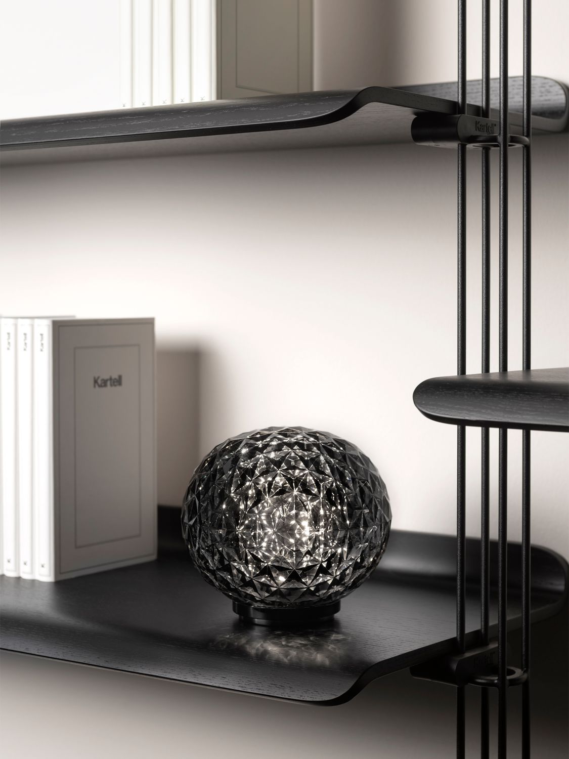 Shop Kartell Mini Planet Lamp In Fume