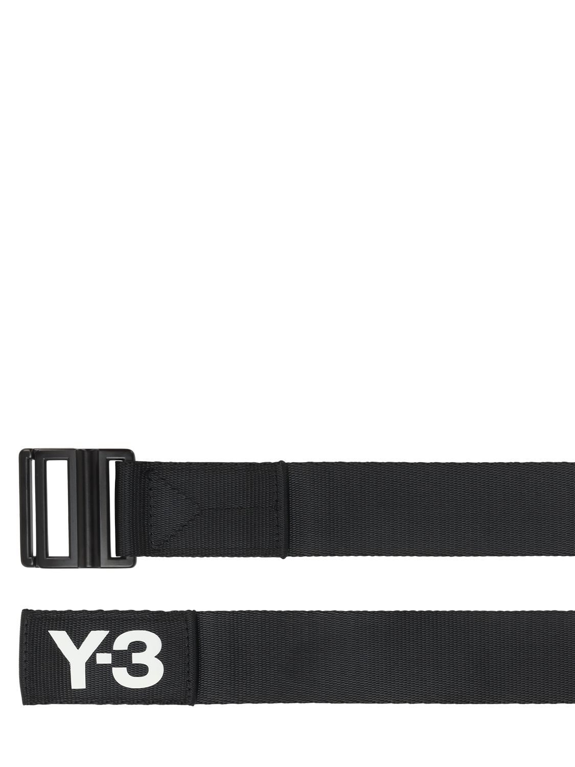 Shop Y-3 Classic Logo Webbing Belt In Black