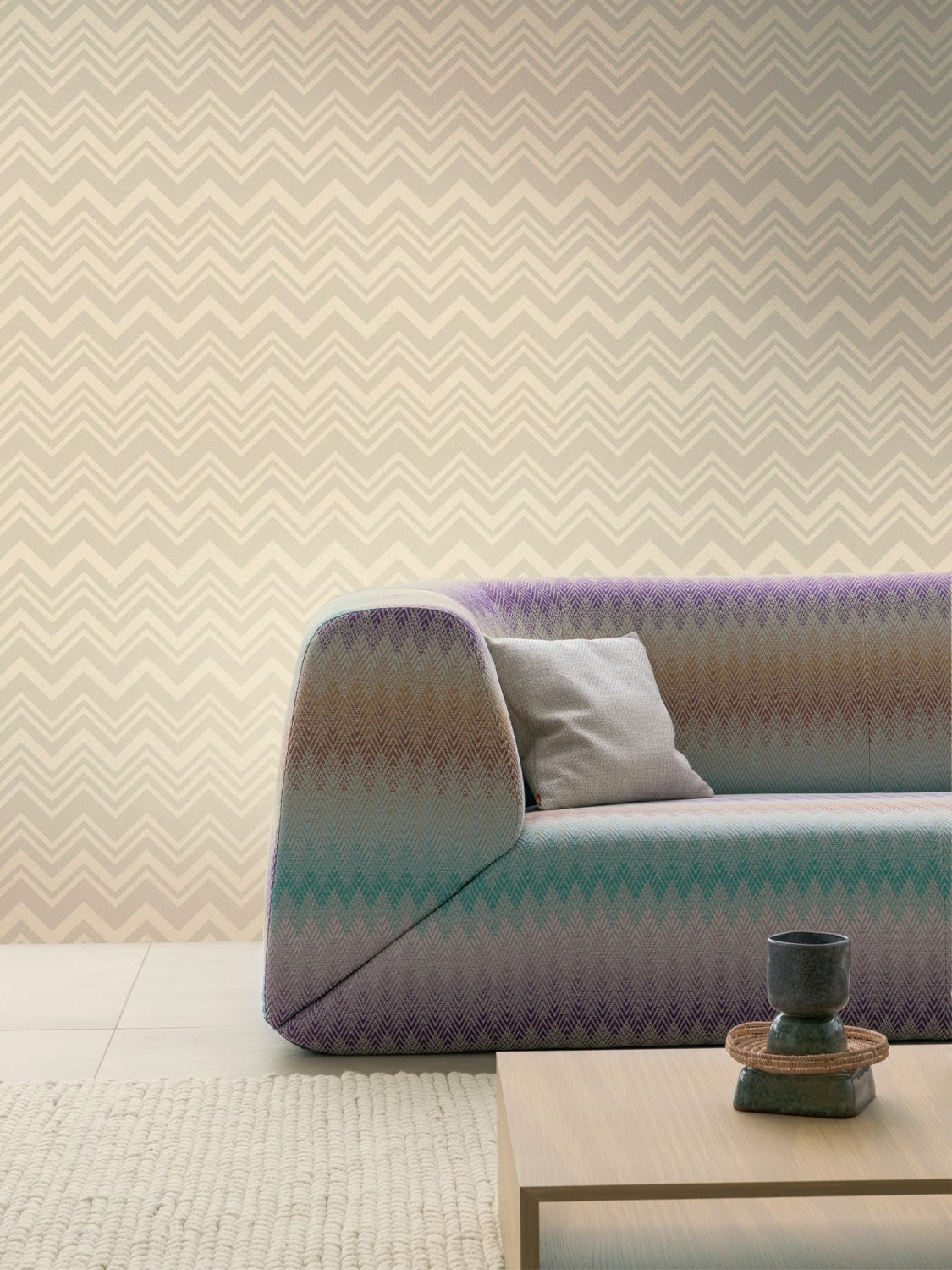 MISSONI HOME COLLECTION MACRO ZIG ZAG WALLPAPER 