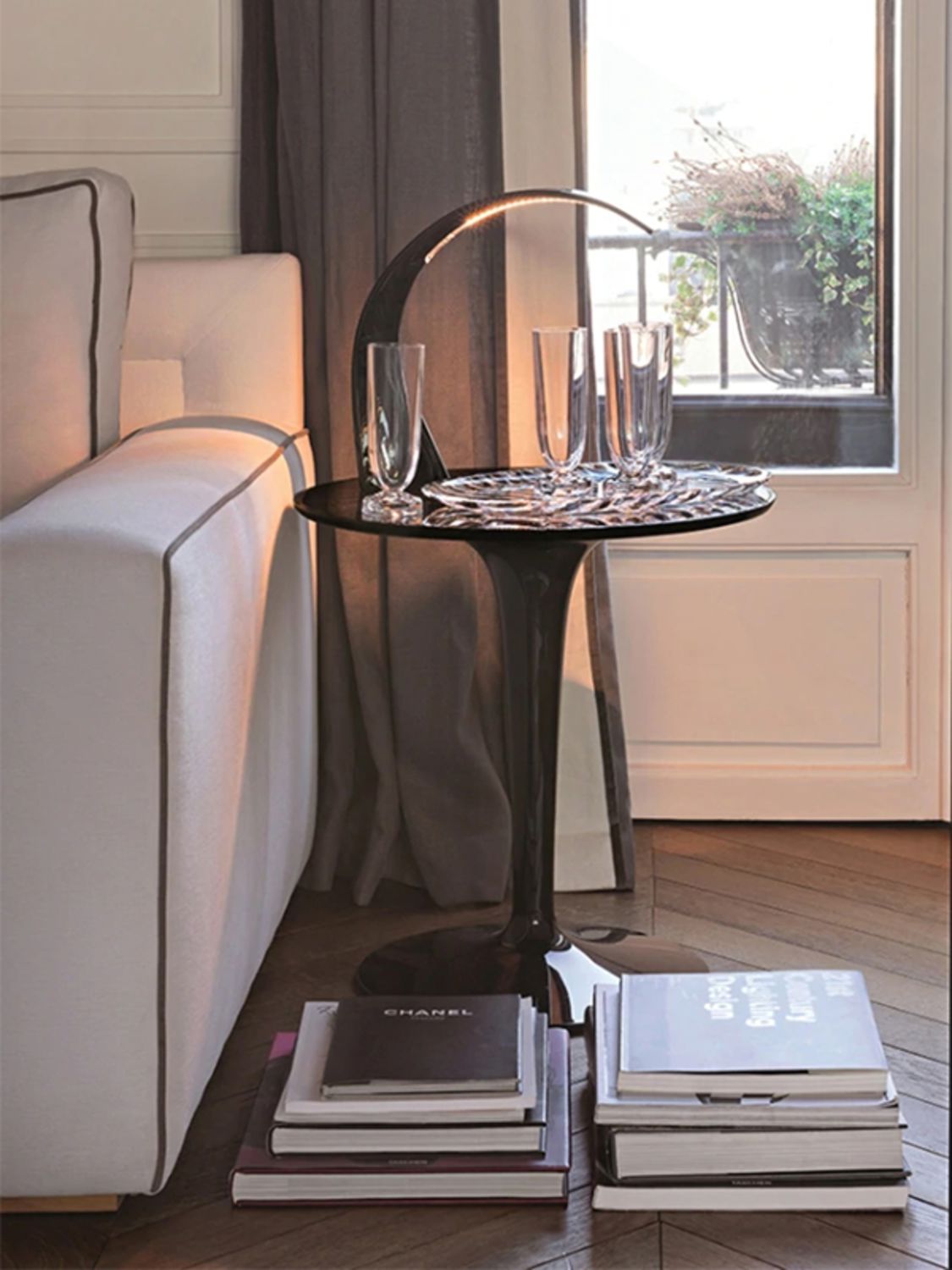 Shop Kartell Tip Top Table In Black