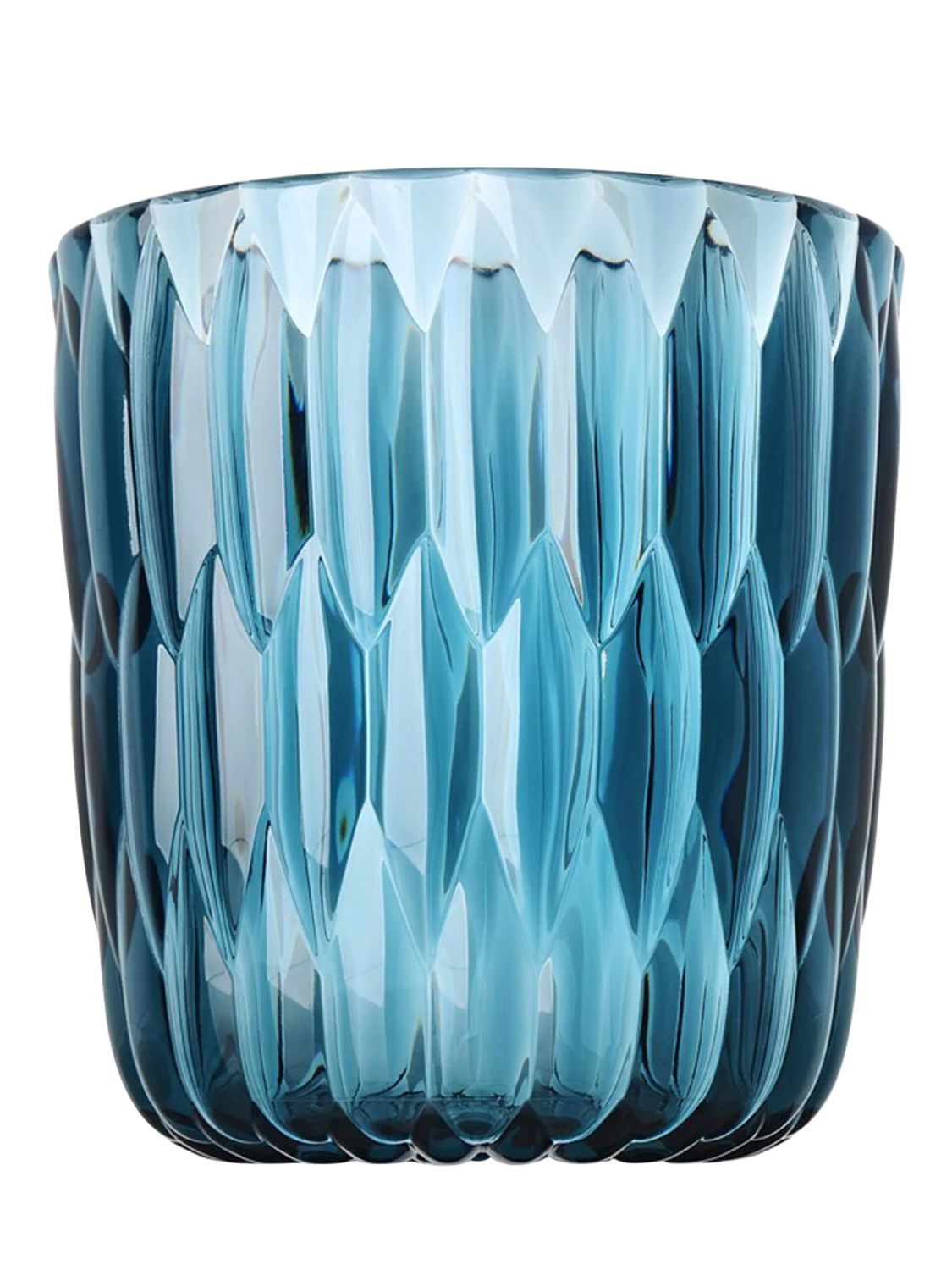 Shop Kartell Jelly Vase In Blue