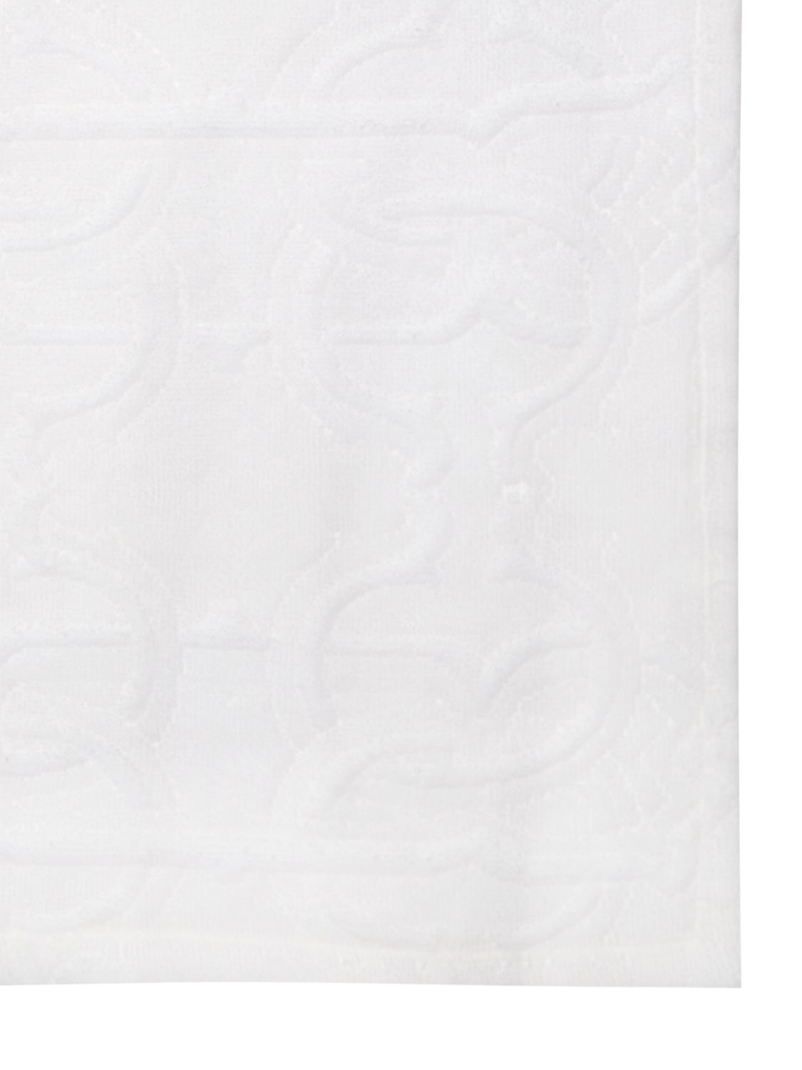 Shop Roberto Cavalli Araldico Cotton Bathmat In White