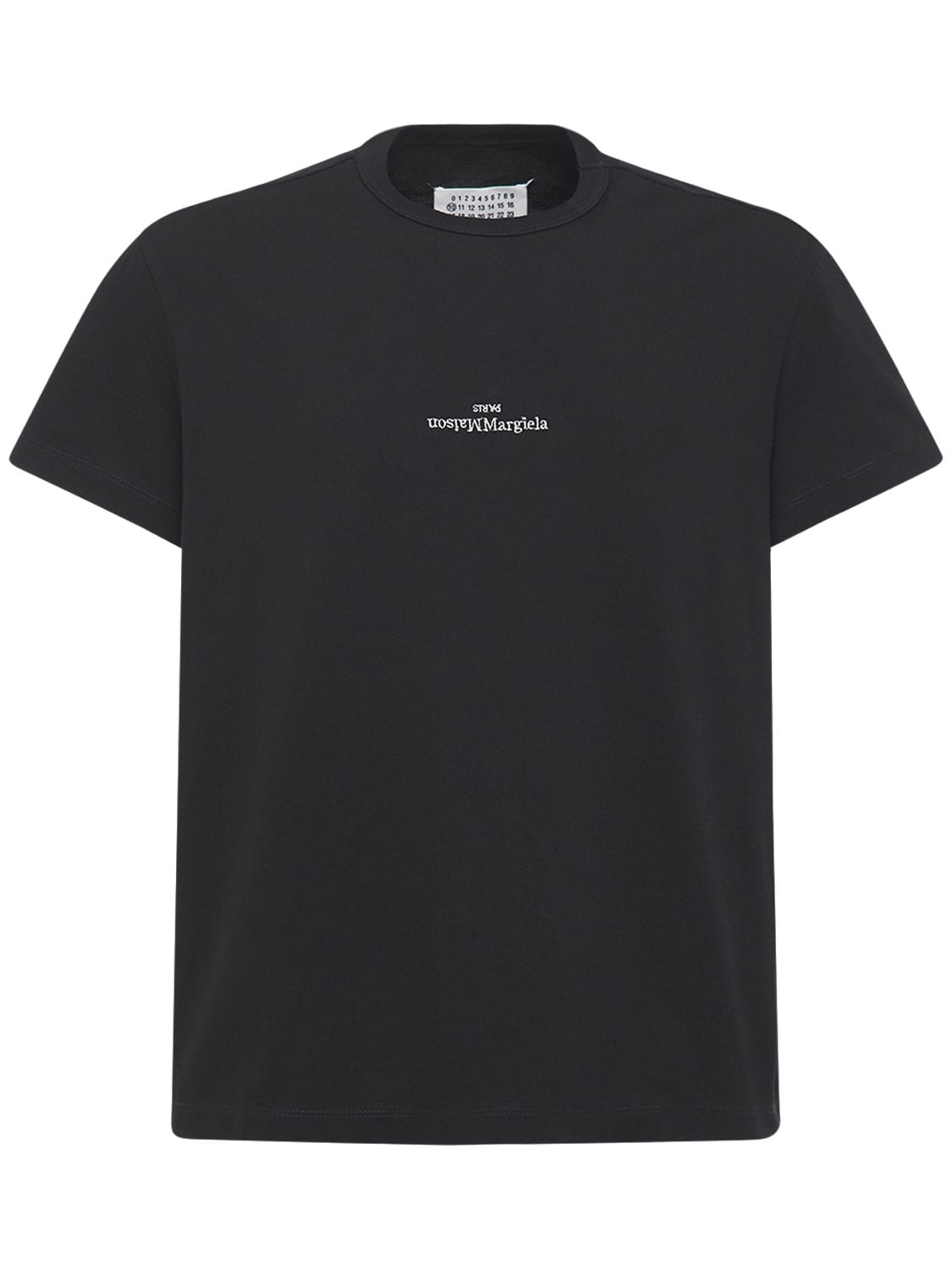 Logo Embroidery Cotton T-shirt