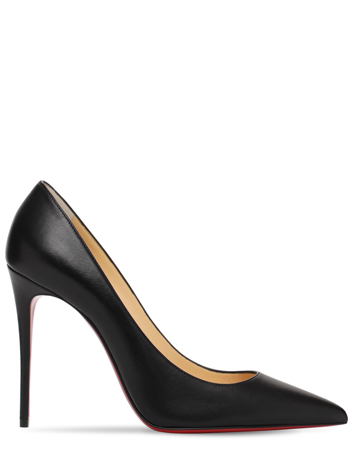100mm Kate Leather Pumps