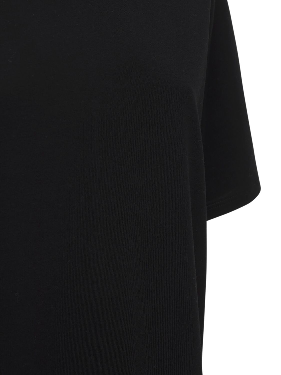The Row Essentials Chiara Cotton-jersey T-shirt In Black