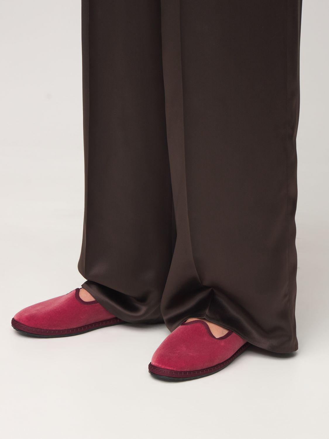 10mm Marie Antoinette Velvet Loafers