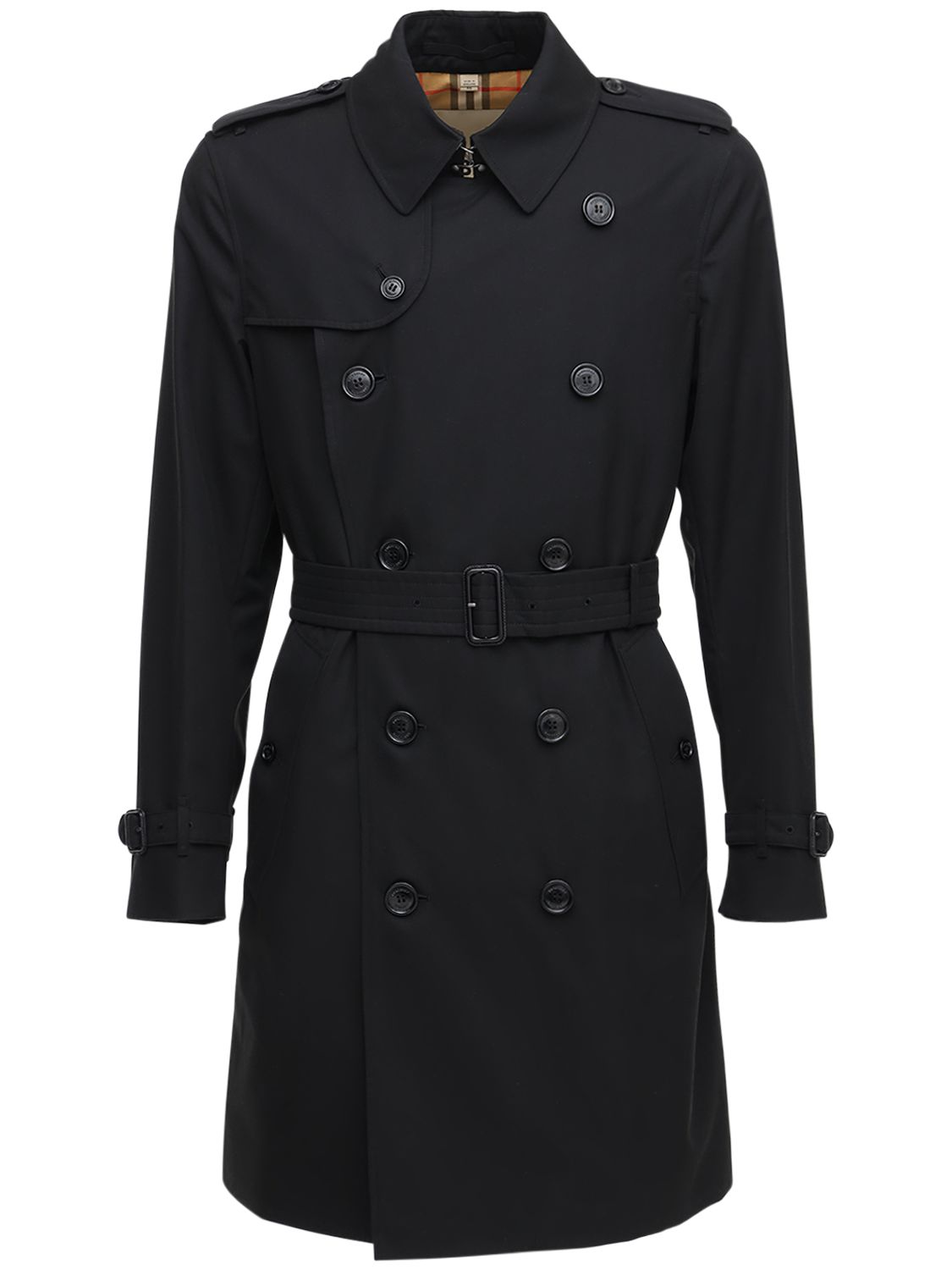 BURBERRY Trench-coat En Coton "kensington"