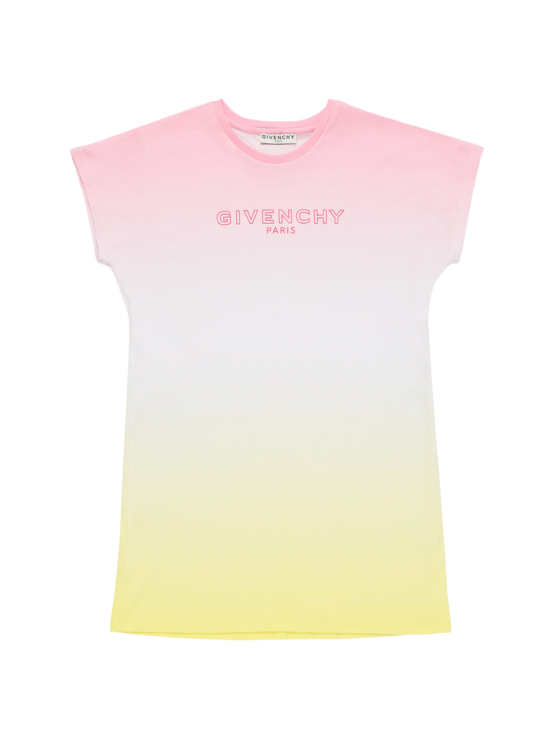 GIVENCHY Rubberized Logo Cotton Interlock Dress