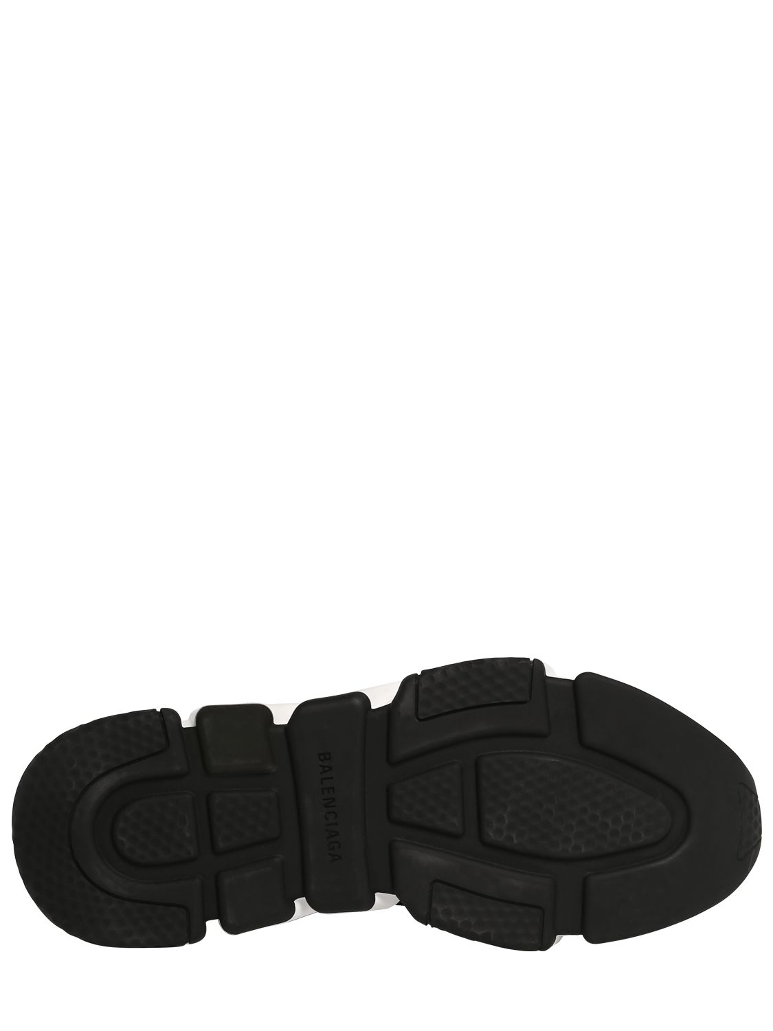 Shop Balenciaga Speed Knit Sport Sneakers In Black,white