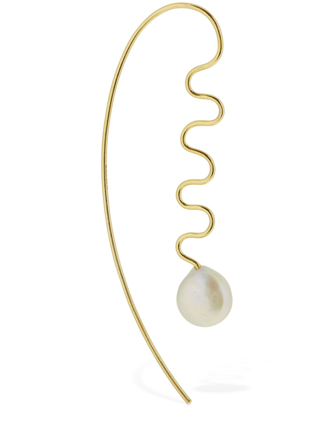 Agosto Pearl Mono Earring