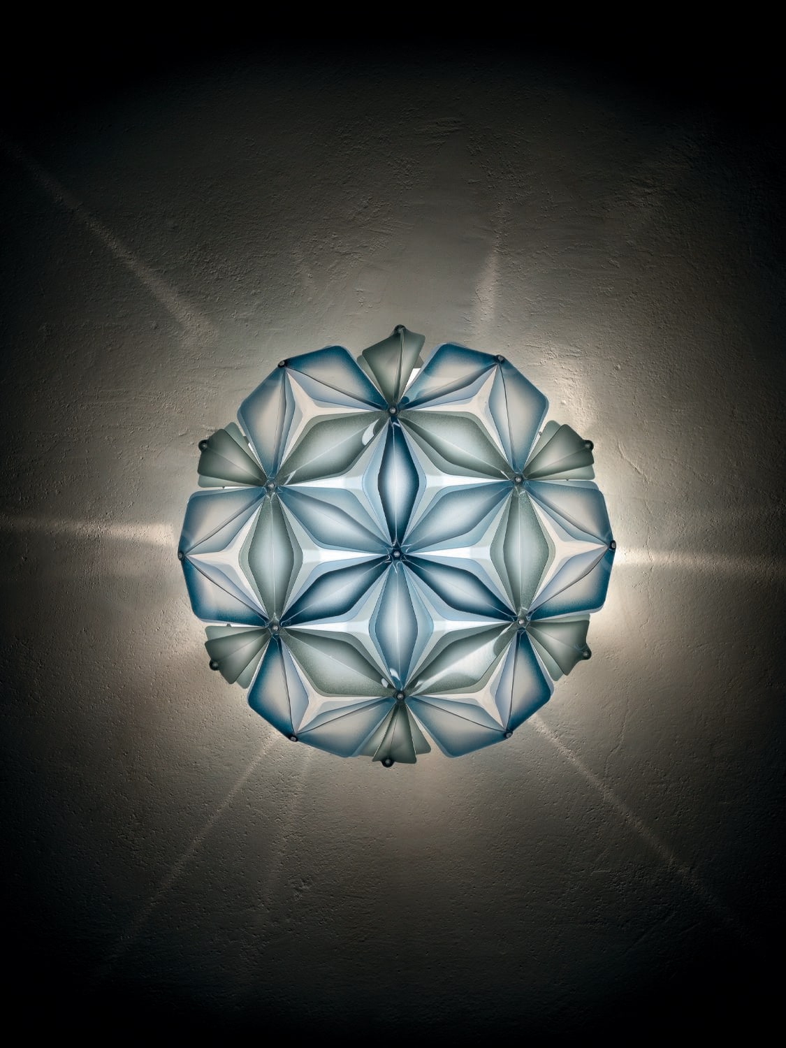 Shop Slamp La Vie Ceiling / Wall Lamp In Blue