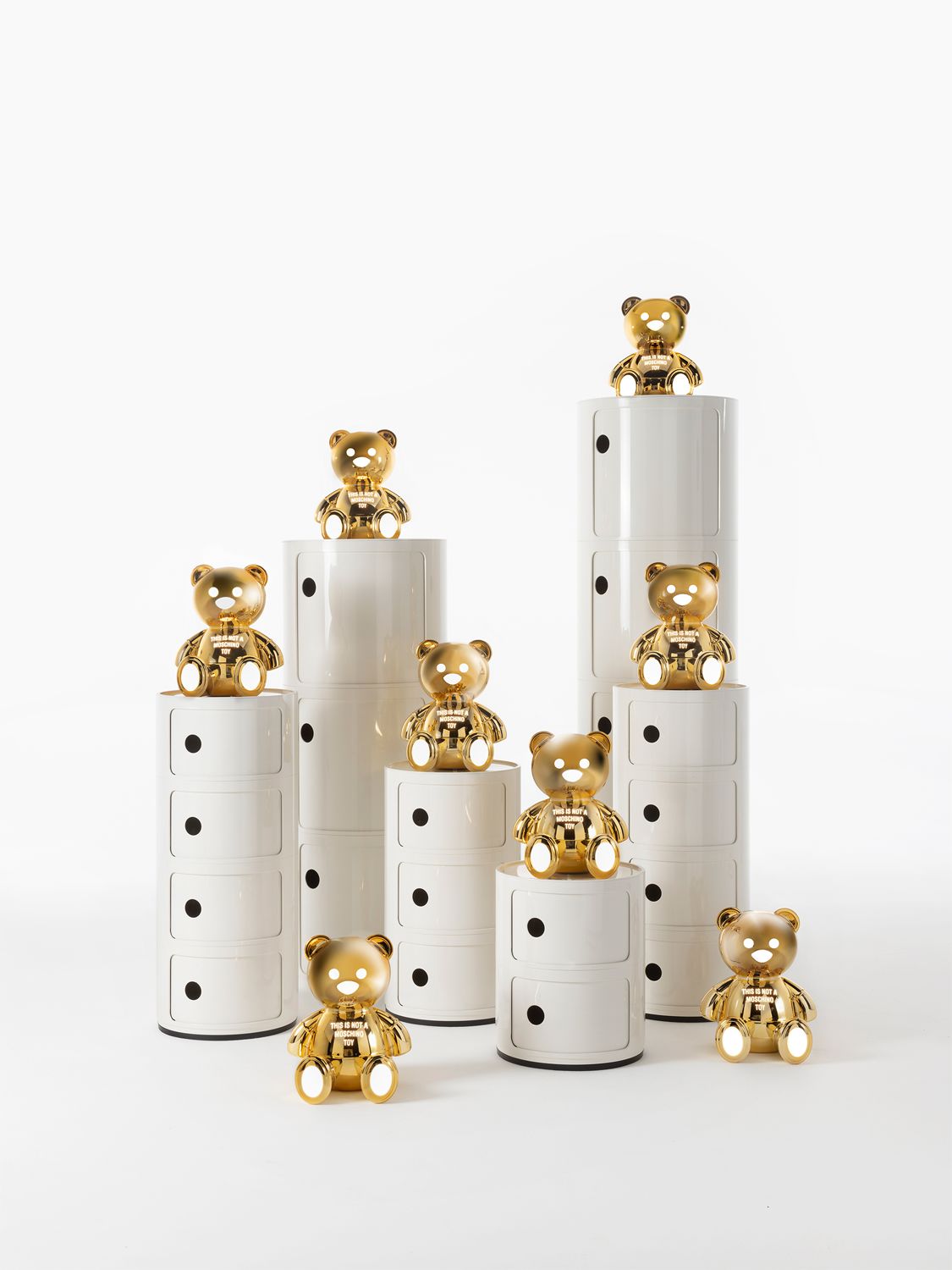 Shop Kartell Moschino Toy Table Lamp In Gold