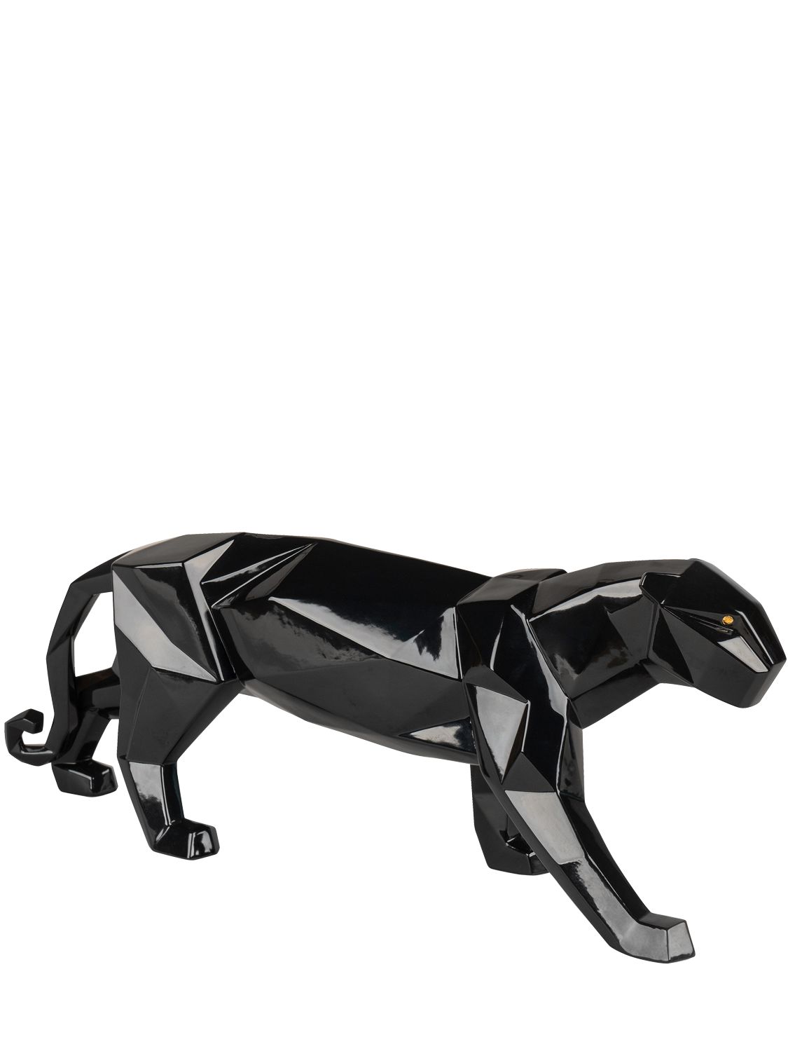 Image of Glazed Panther Figurine