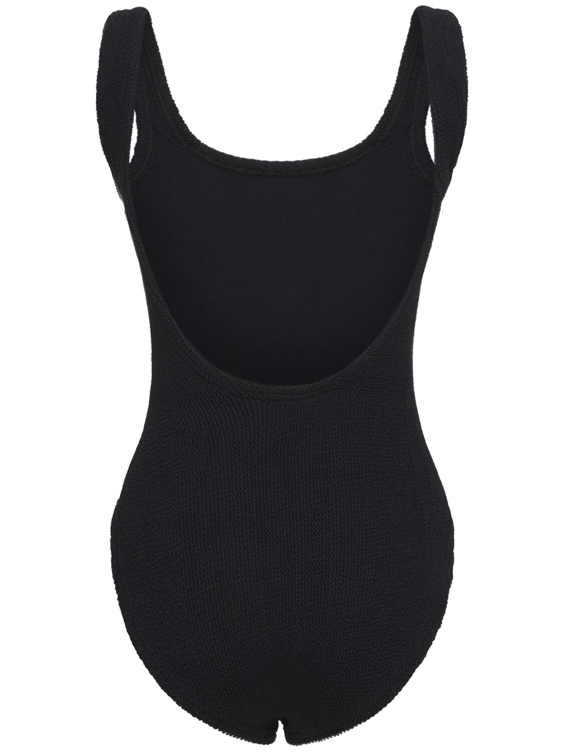 Hunza G Square Neck Swim One Piece Swimsuit In Black