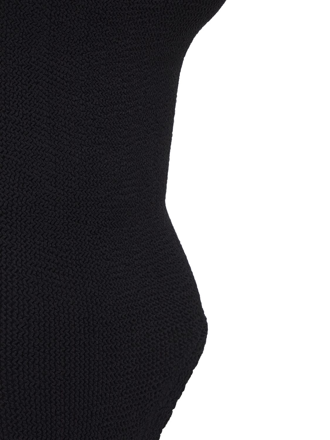 Hunza G Square Neck Swim One Piece Swimsuit In Black