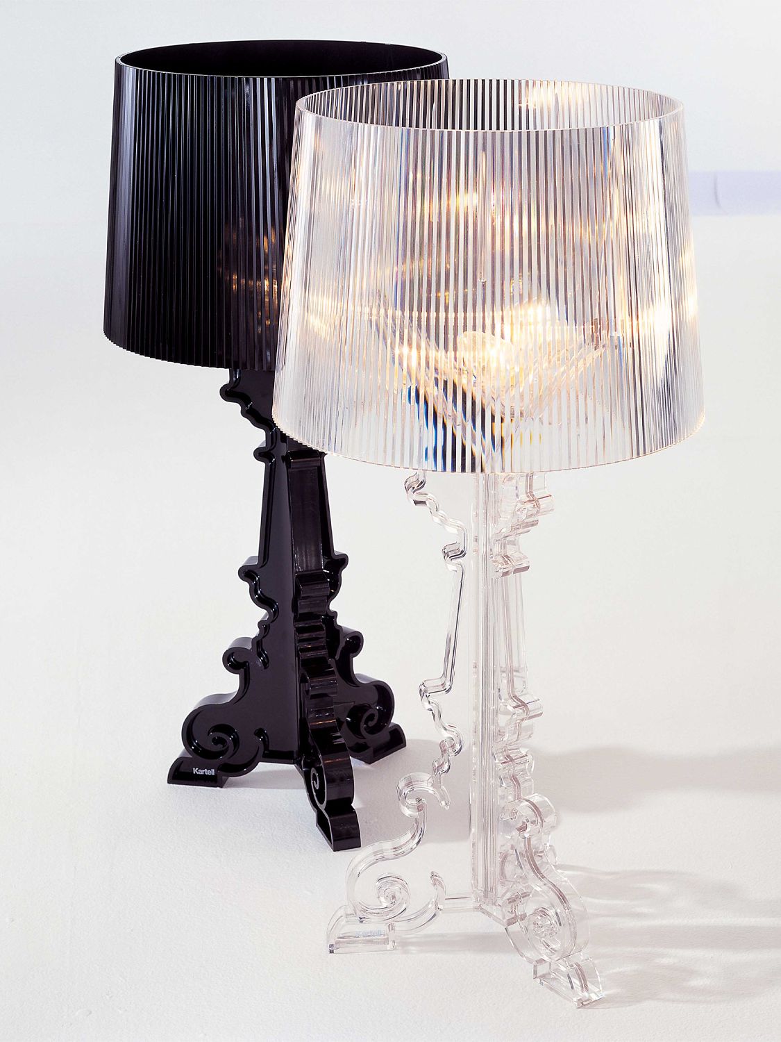 Shop Kartell Bourgie Table Lamp In Black