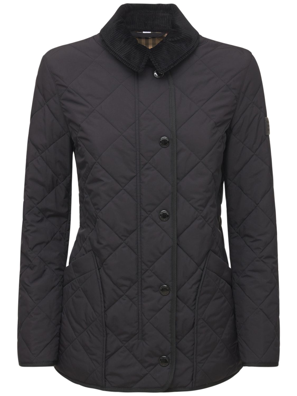 Shop Burberry Cotswold Quilted Nylon Jacket In Schwarz