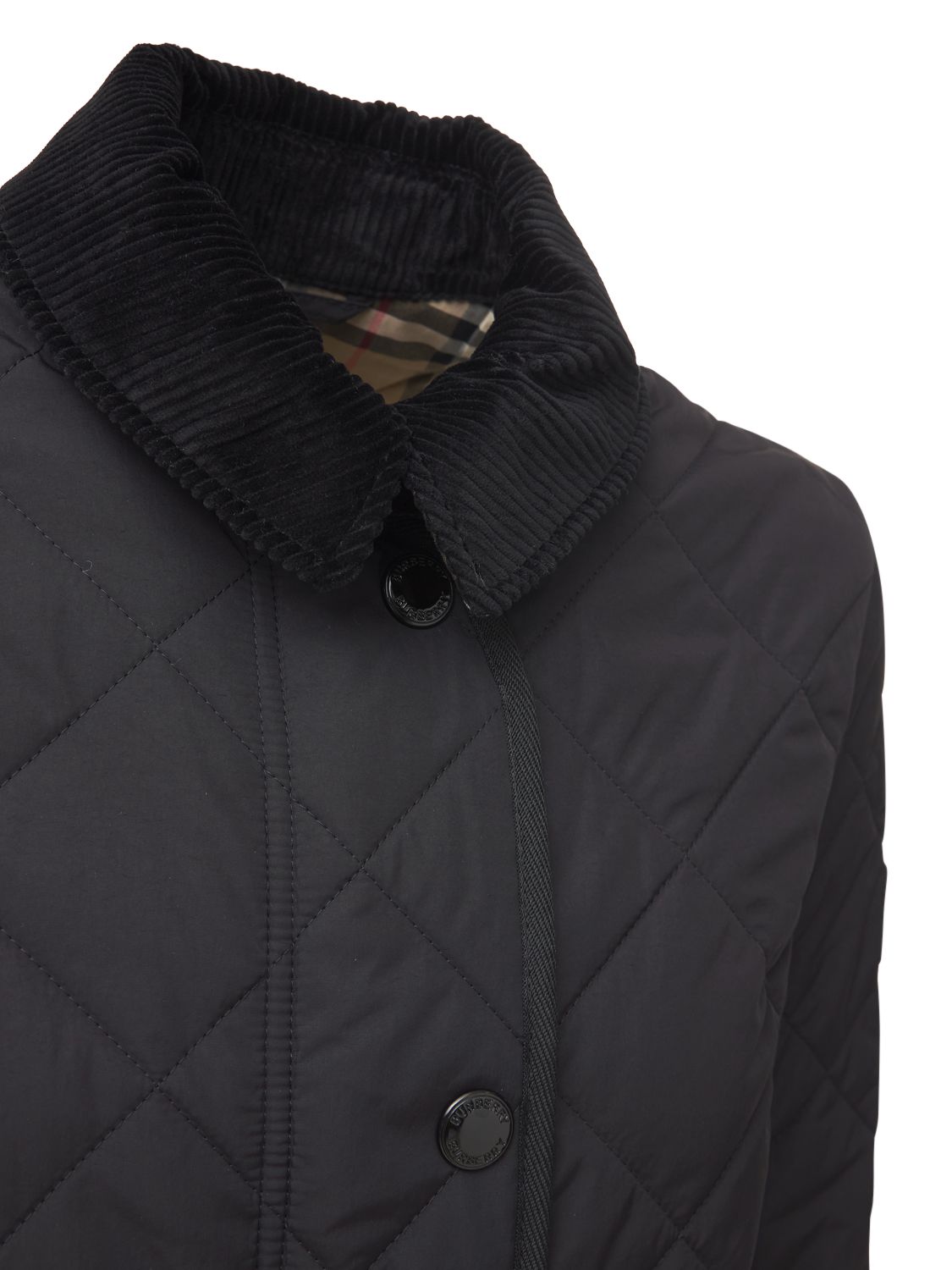 Shop Burberry Cotswold Quilted Nylon Jacket In Schwarz