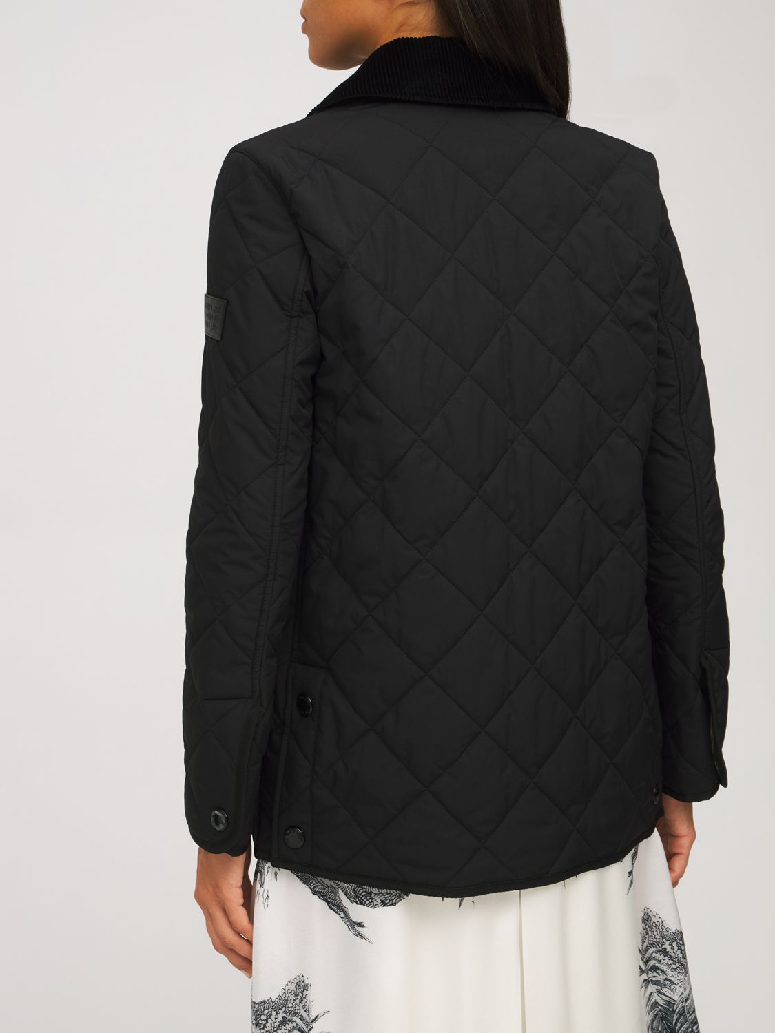 Shop Burberry Cotswold Quilted Nylon Jacket In Schwarz