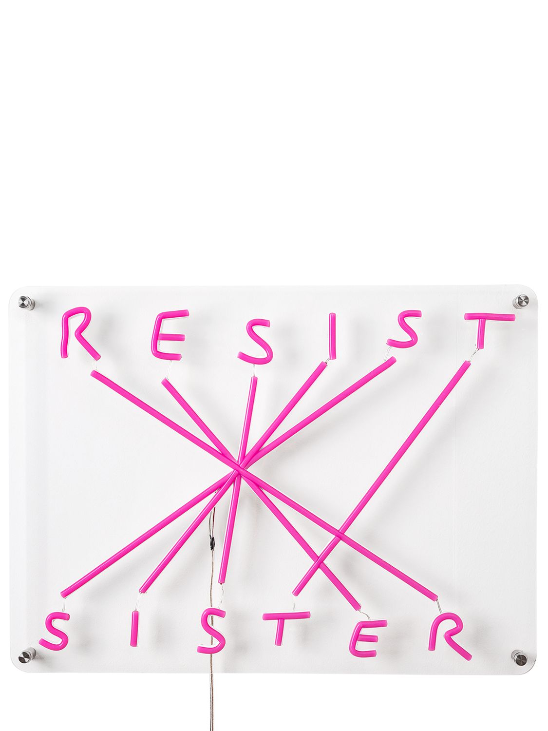 Seletti Resist-sister Led Lamp In Multicolor