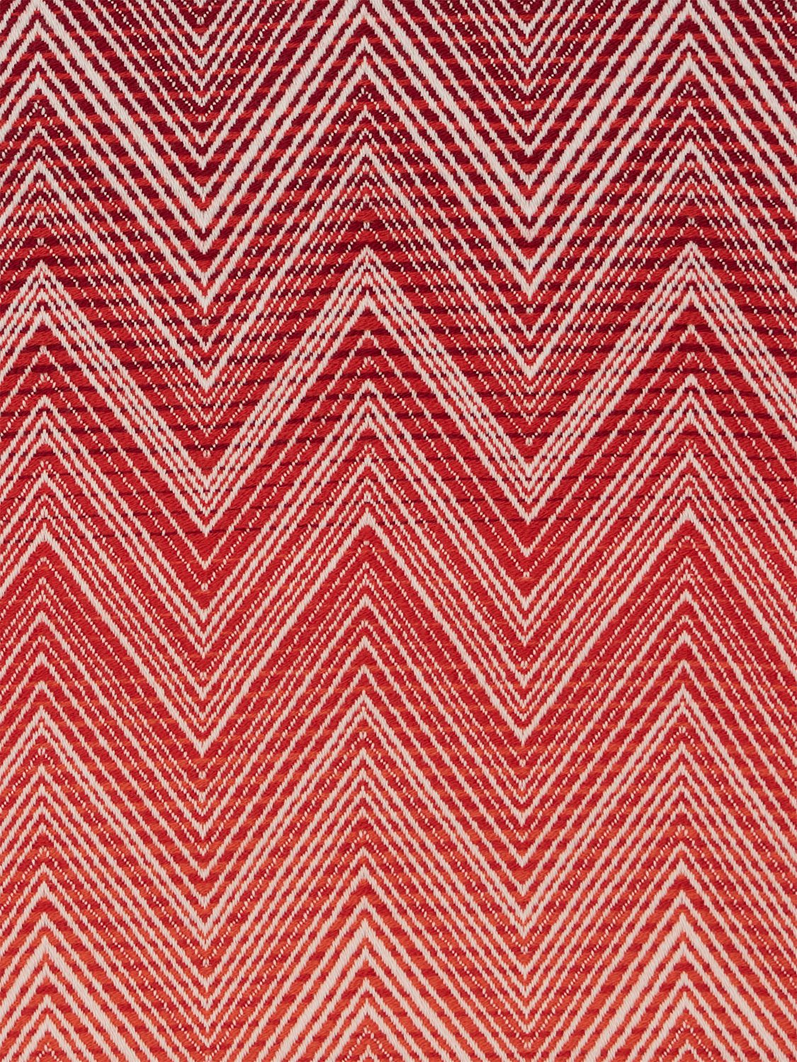 Shop Missoni Home Collection Timmy Fringed Wool Throw In Red