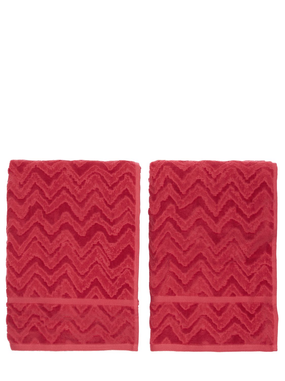 Missoni Set Of 5 Rex Cotton Towels In Grey