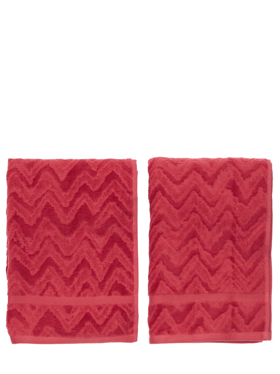 Missoni Set Of 5 Rex Cotton Towels In Grey