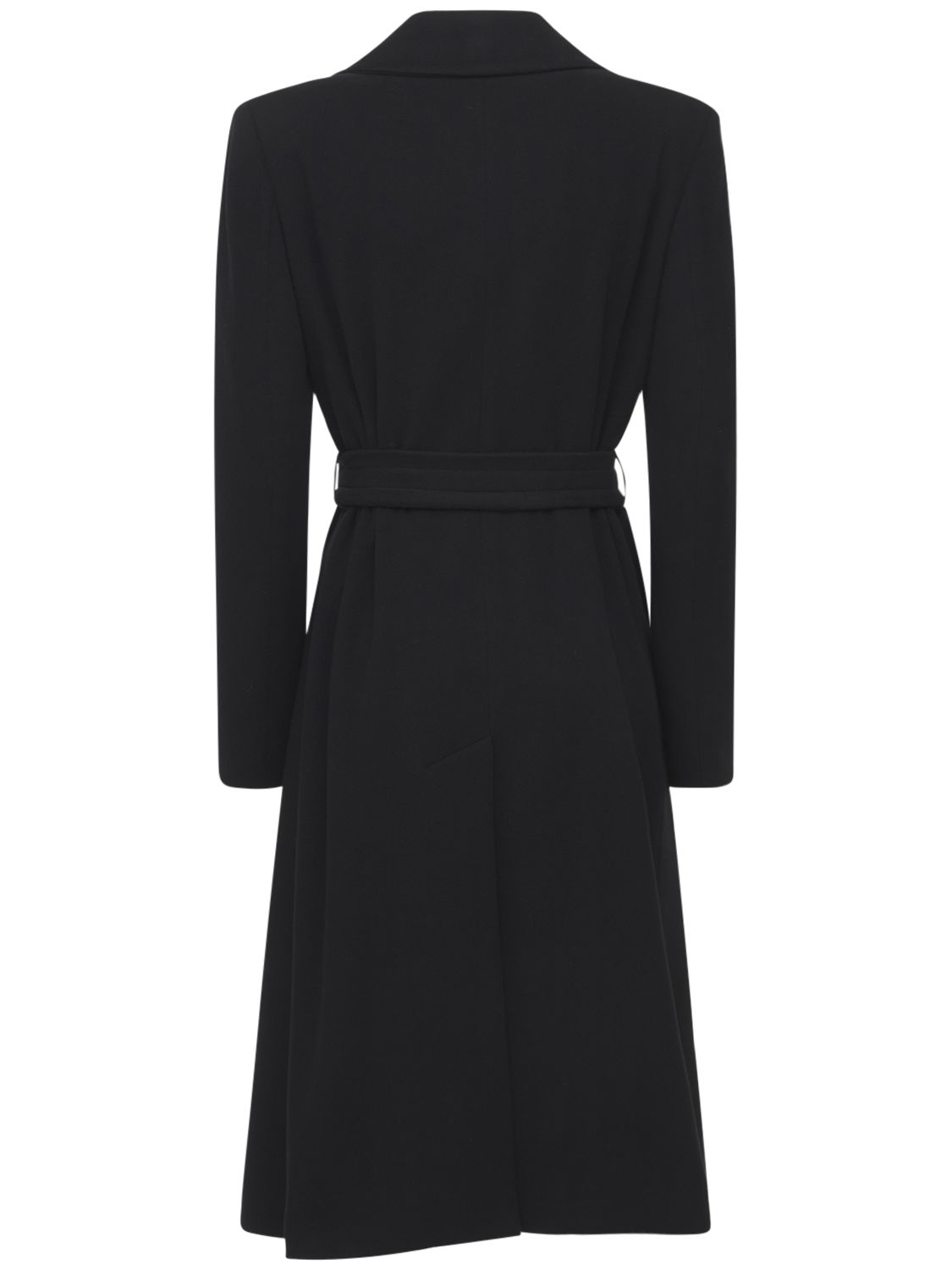 Shop Tagliatore Molly Wool & Cashmere Robe Coat In Black