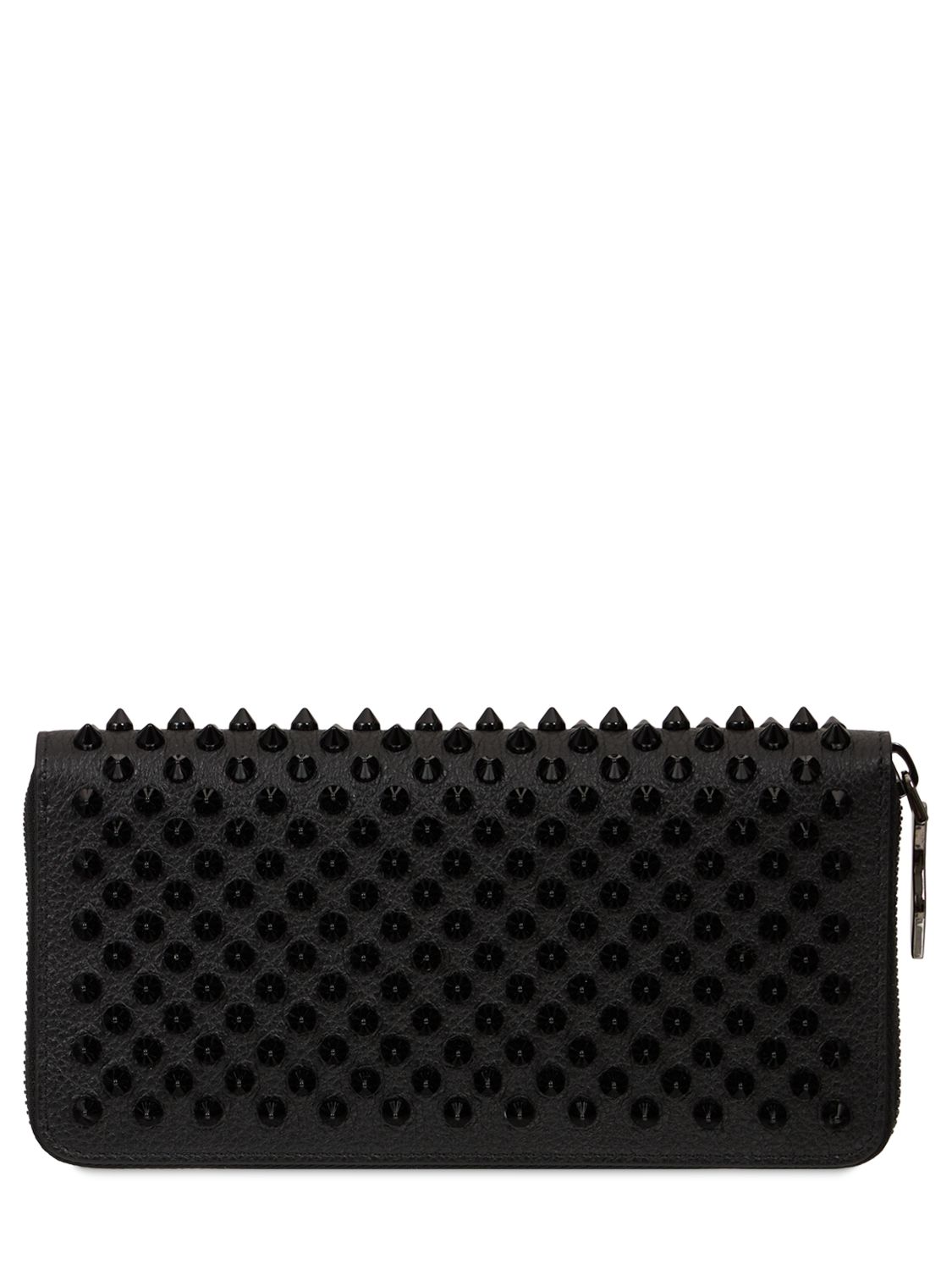 Panettone Spiked Leather Zip Wallet