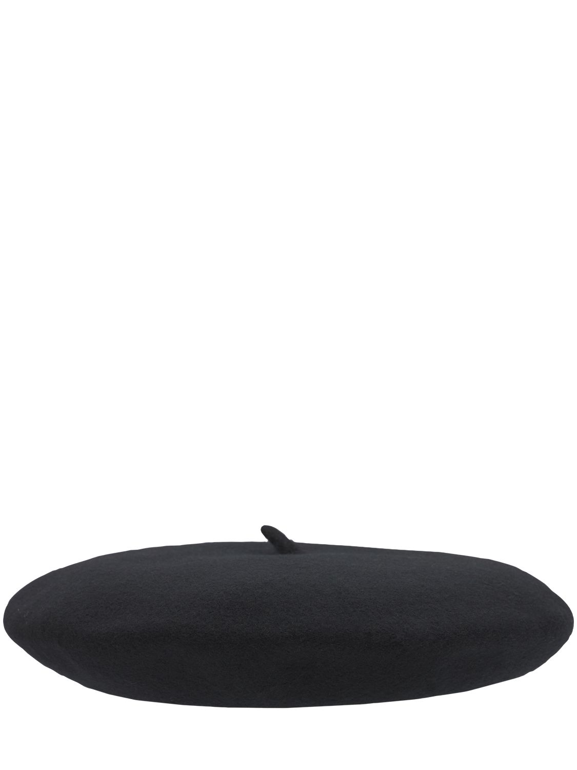 Shop Borsalino Felted Wool Beret In Black