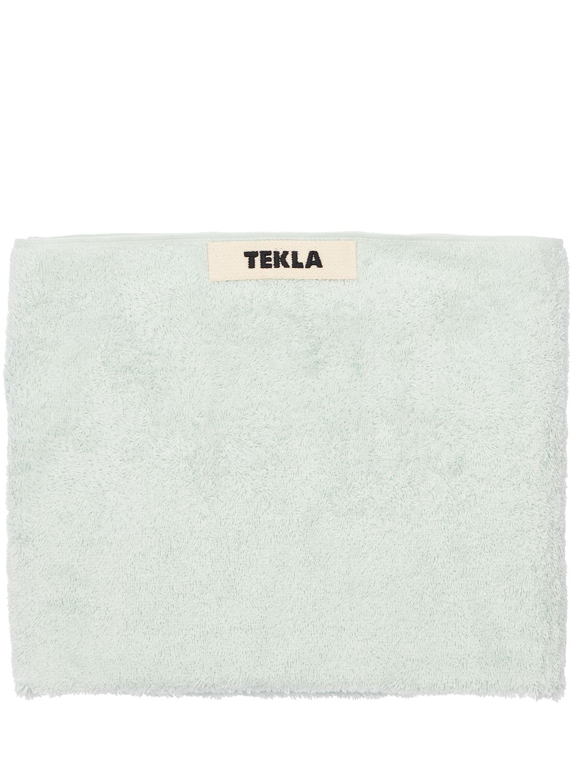 Tekla Set Of 3 Organic Cotton Towels In Mint