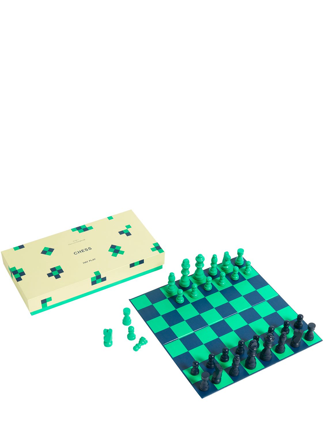 Shop Hay Play Chess Set In Green