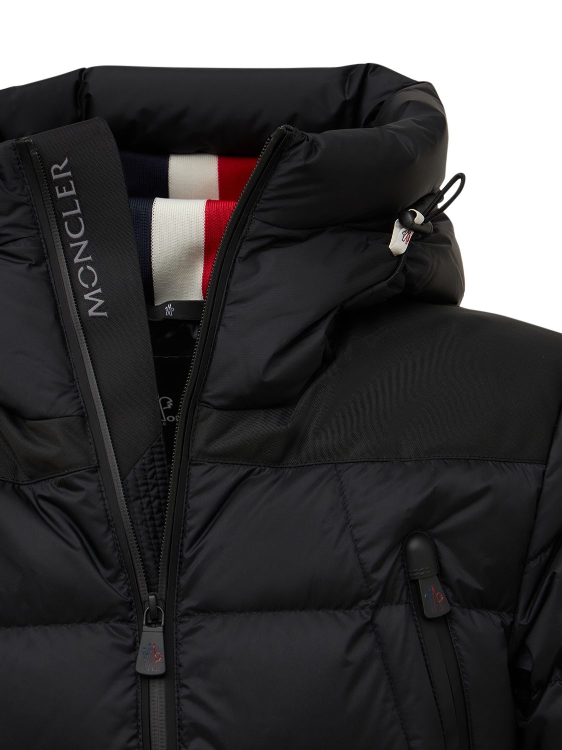 Shop Moncler Camurac Nylon Down Ski Jacket In Black