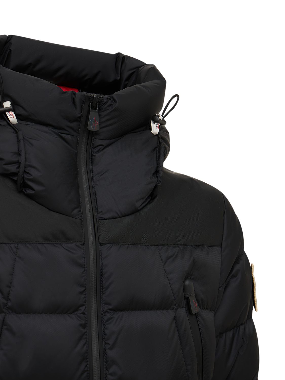 Shop Moncler Camurac Nylon Down Ski Jacket In Black