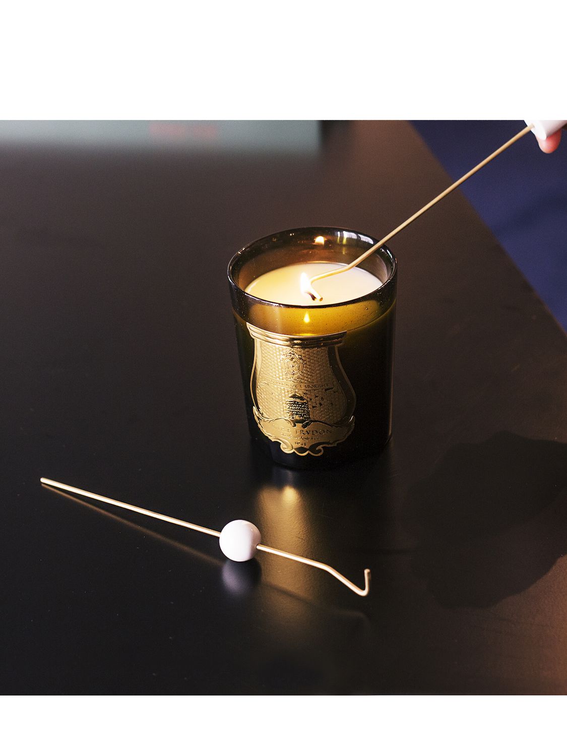 Trudon 800gr Abd El Kader Scented Candle In Green,gold