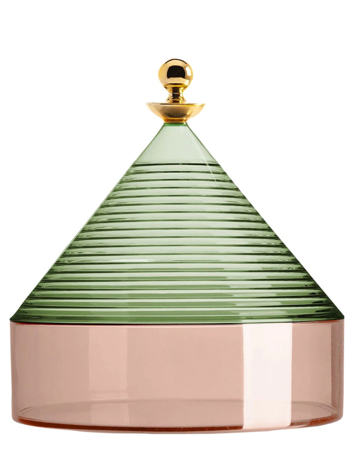 Kartell Trullo Container In Green/pink