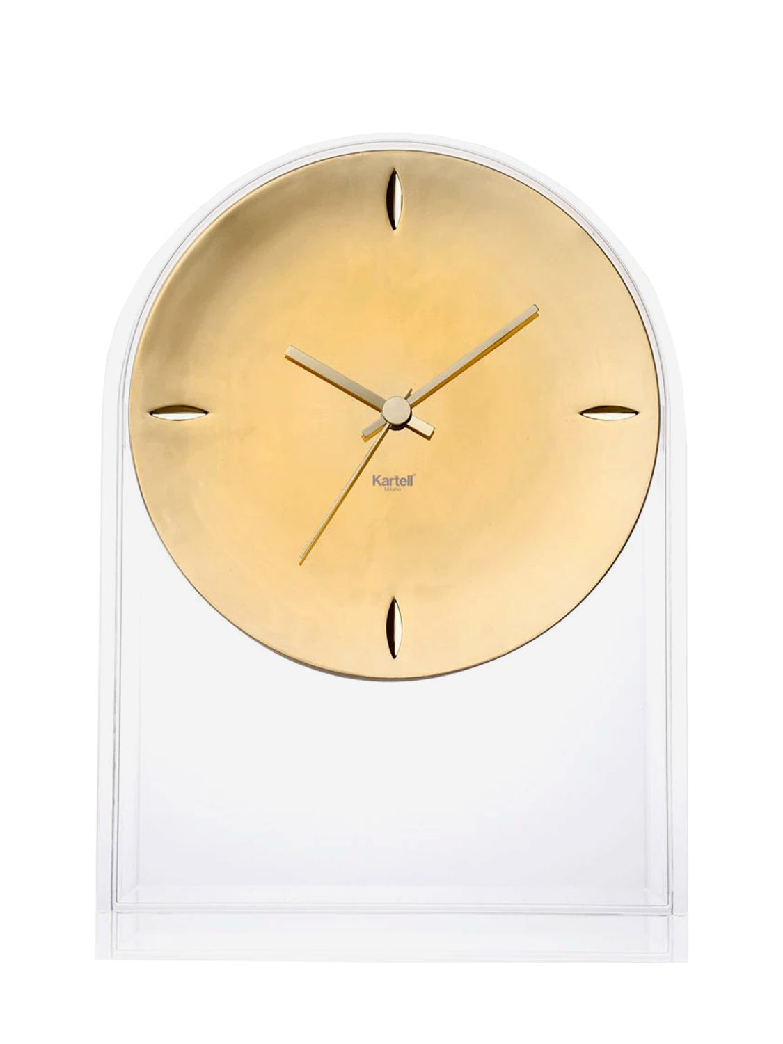 Kartell Air Du Temps Clock In Gold