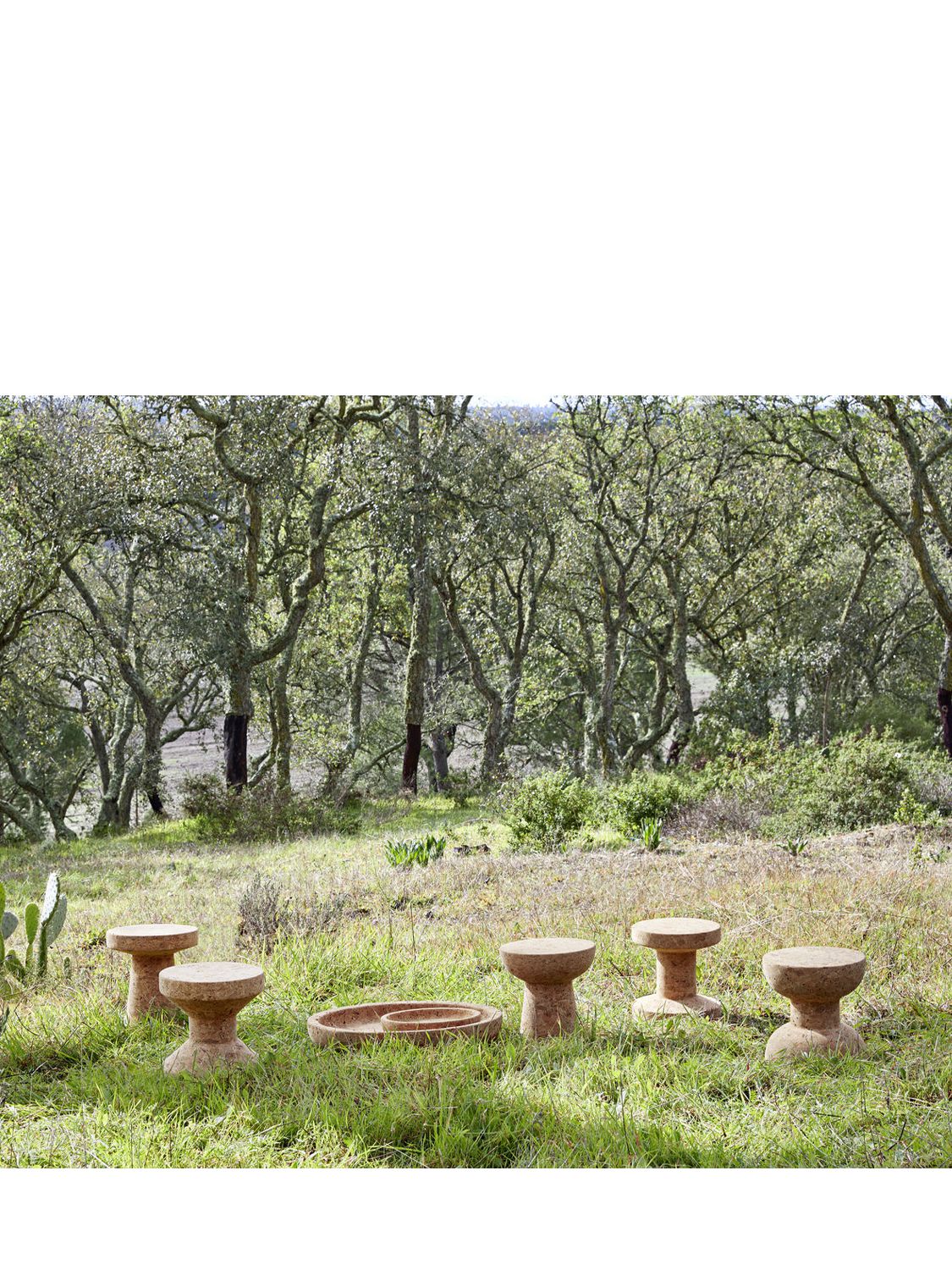 VITRA CORK FAMILY B MODEL STOOL 