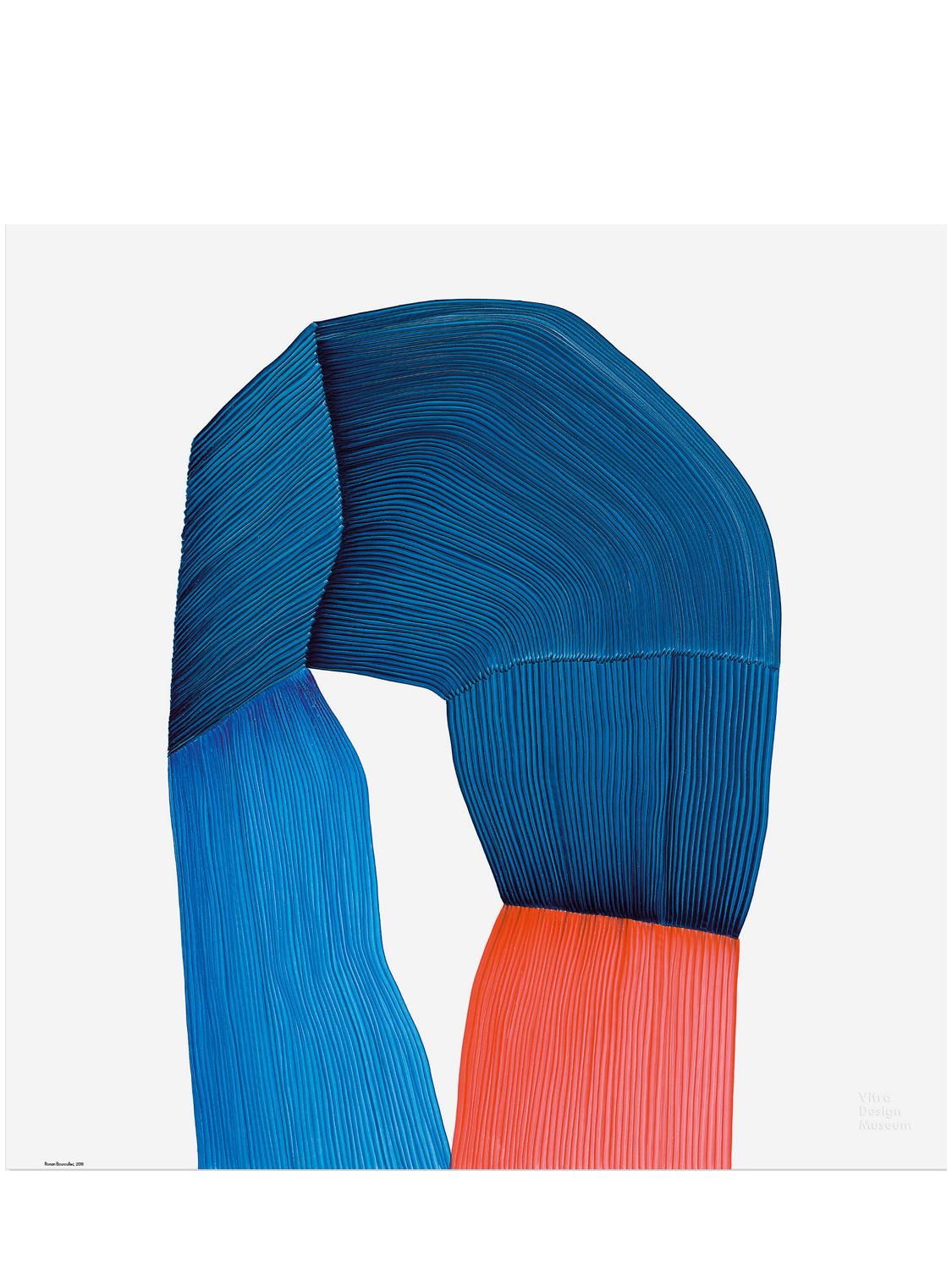 Vitra Ronan Bouroullec Poster In Blue