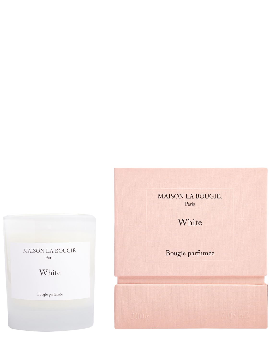 MAISON LA BOUGIE 200GR WHITE SCENTED CANDLE 