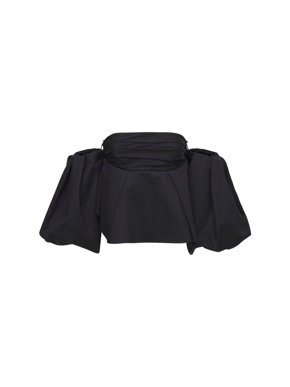 Katerina Cotton Poplin Top W/puff Sleeve