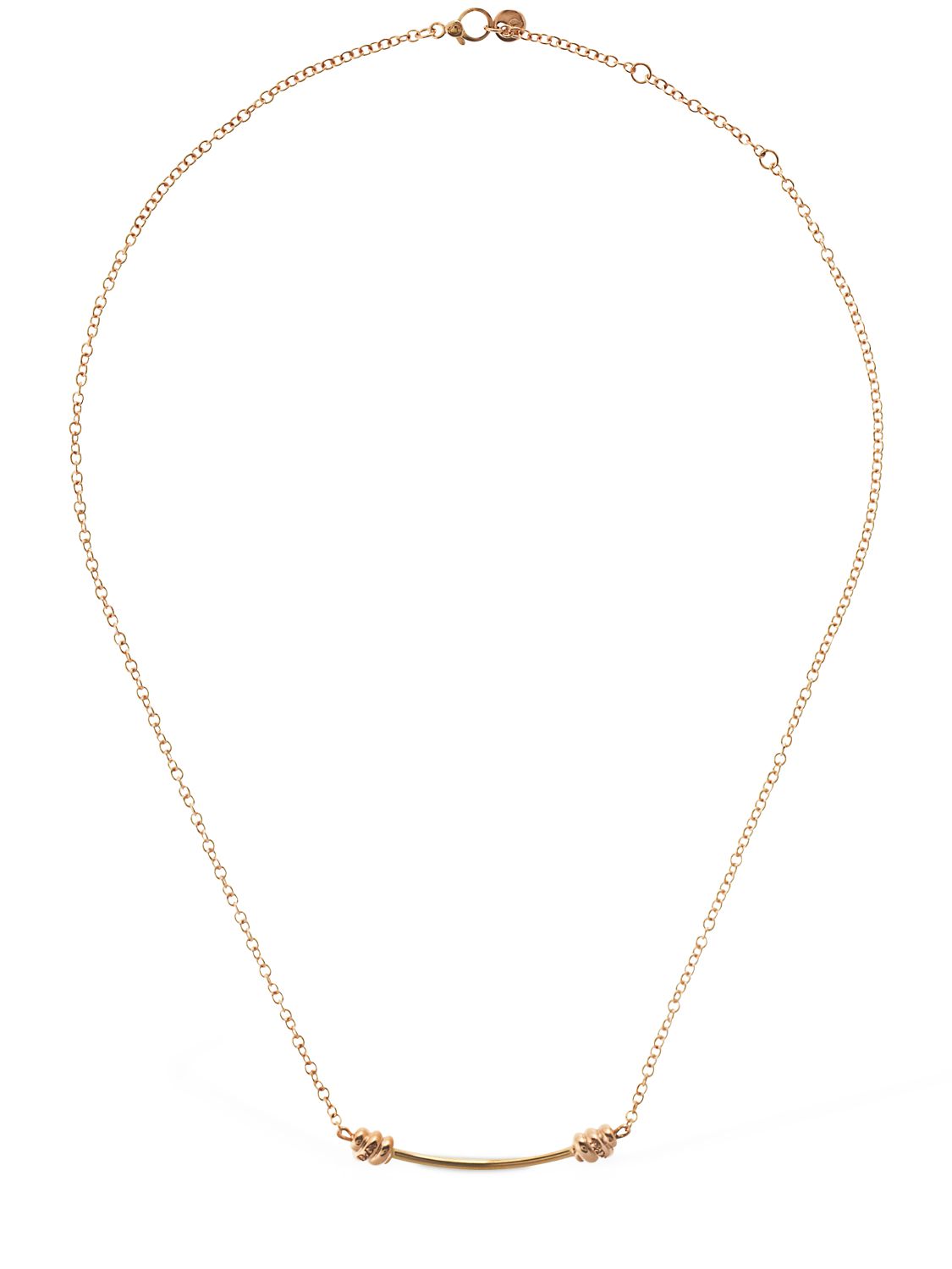 9kt Nodo Rose Gold Long Necklace