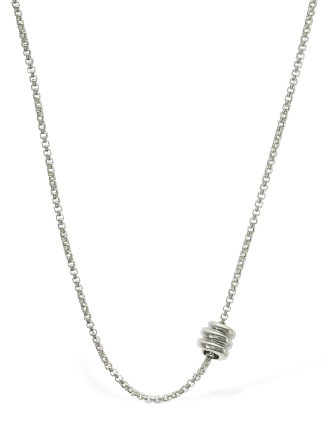Sterling Silver Nodo Long Necklace