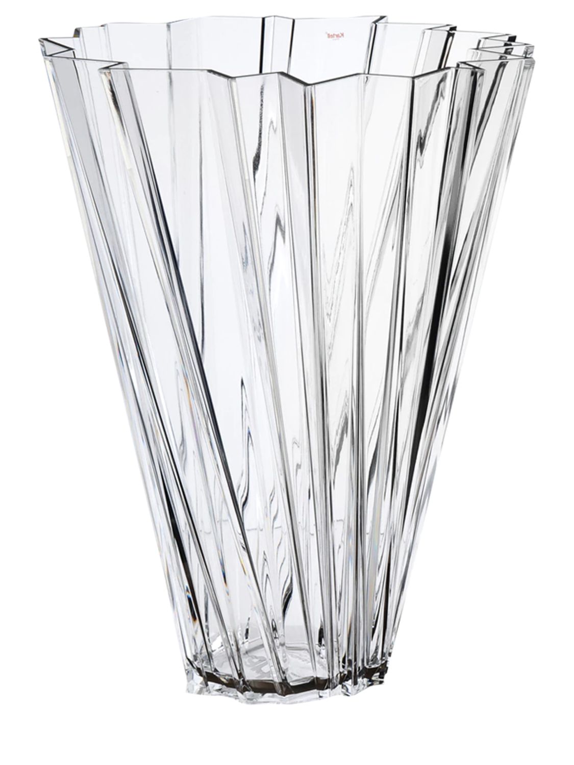 Kartell Shanghai Vase In Crystal