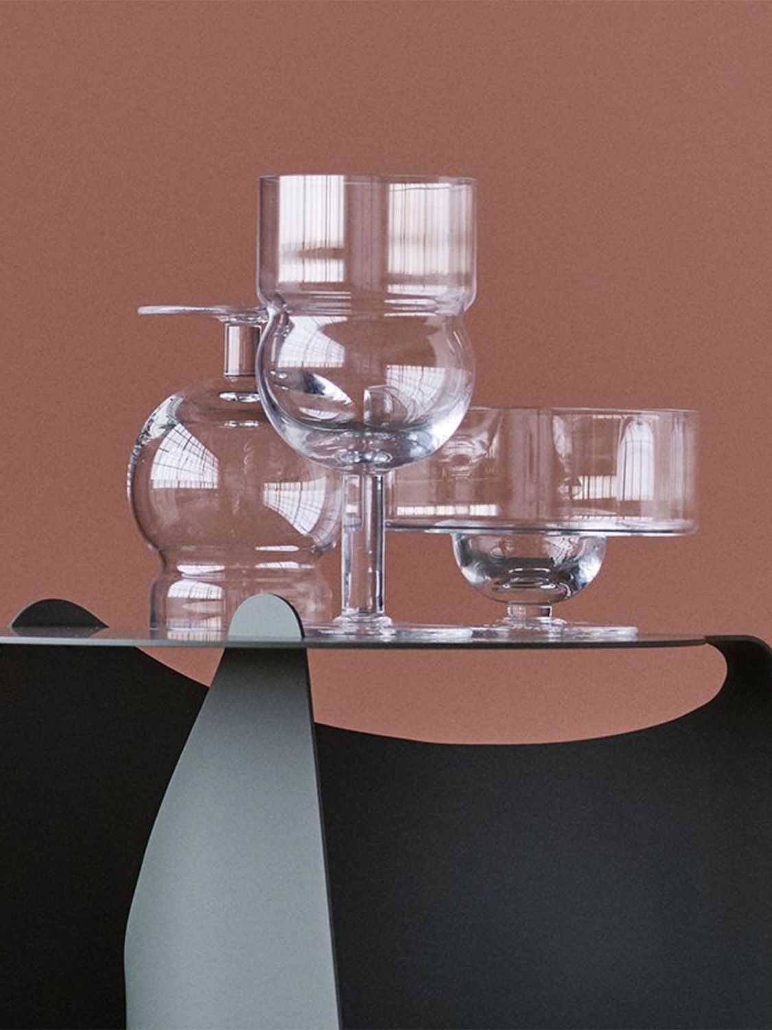 Karakter Set Of 6 Sferico No. 1 Glasses In Transparent