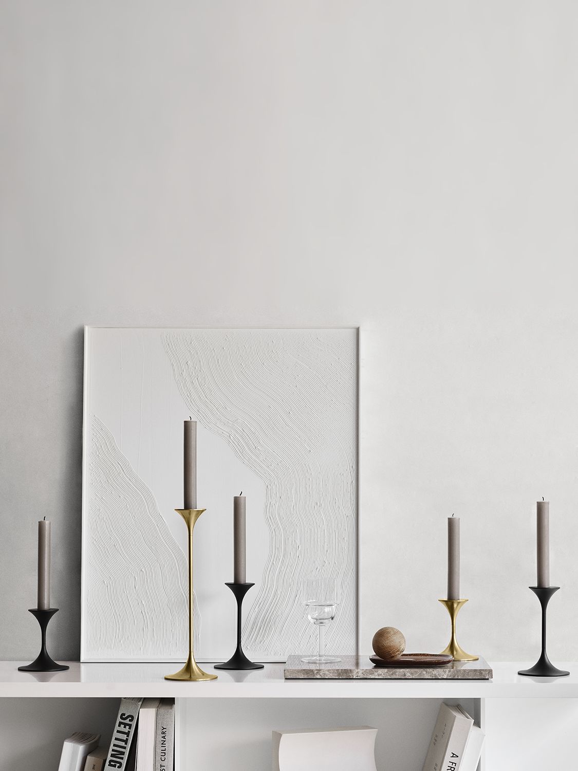 Shop Karakter Jazz Candle Holders In Gold